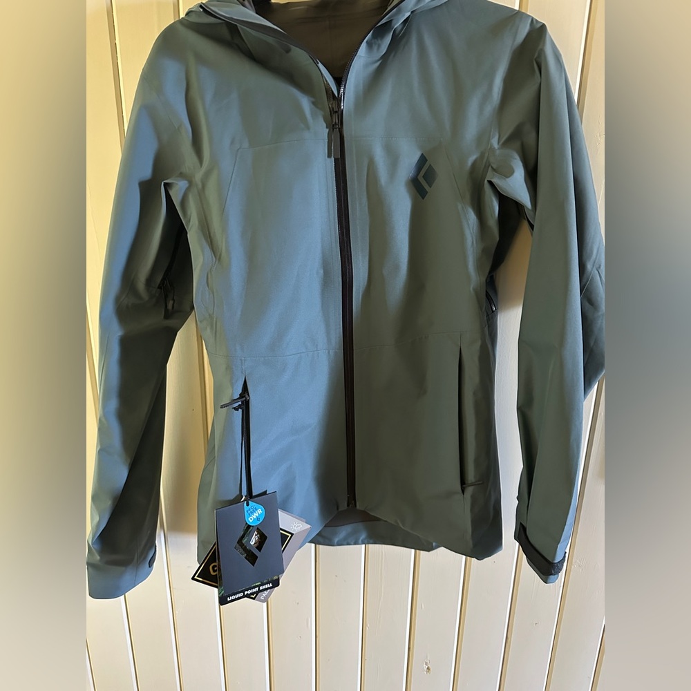 Black Diamond Storm Blue waterproof Jacket
